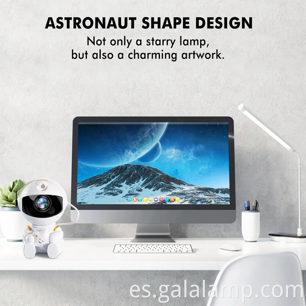 Proyector de luz nocturna de astronautas - Perfecto para la lámpara de habitación y sala de juegos